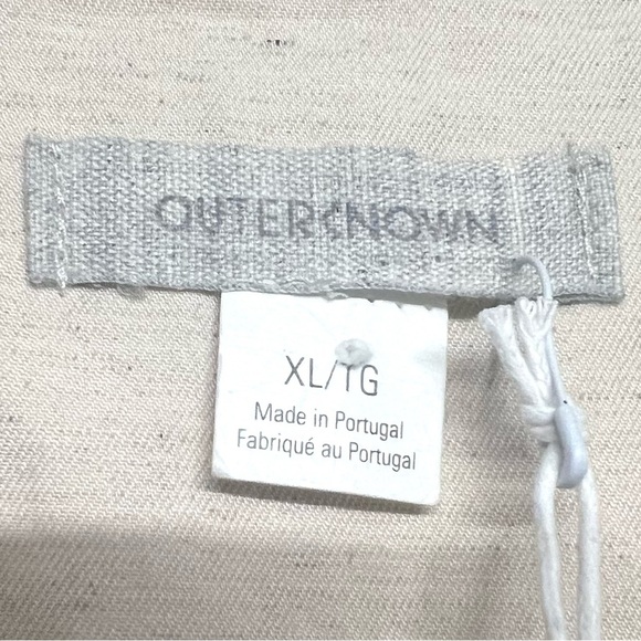 Outerknown NWT S.E.A. Organic Cotton Linen Natural Coveralls Jumpsuit Women’s XL - Picture 15 of 16